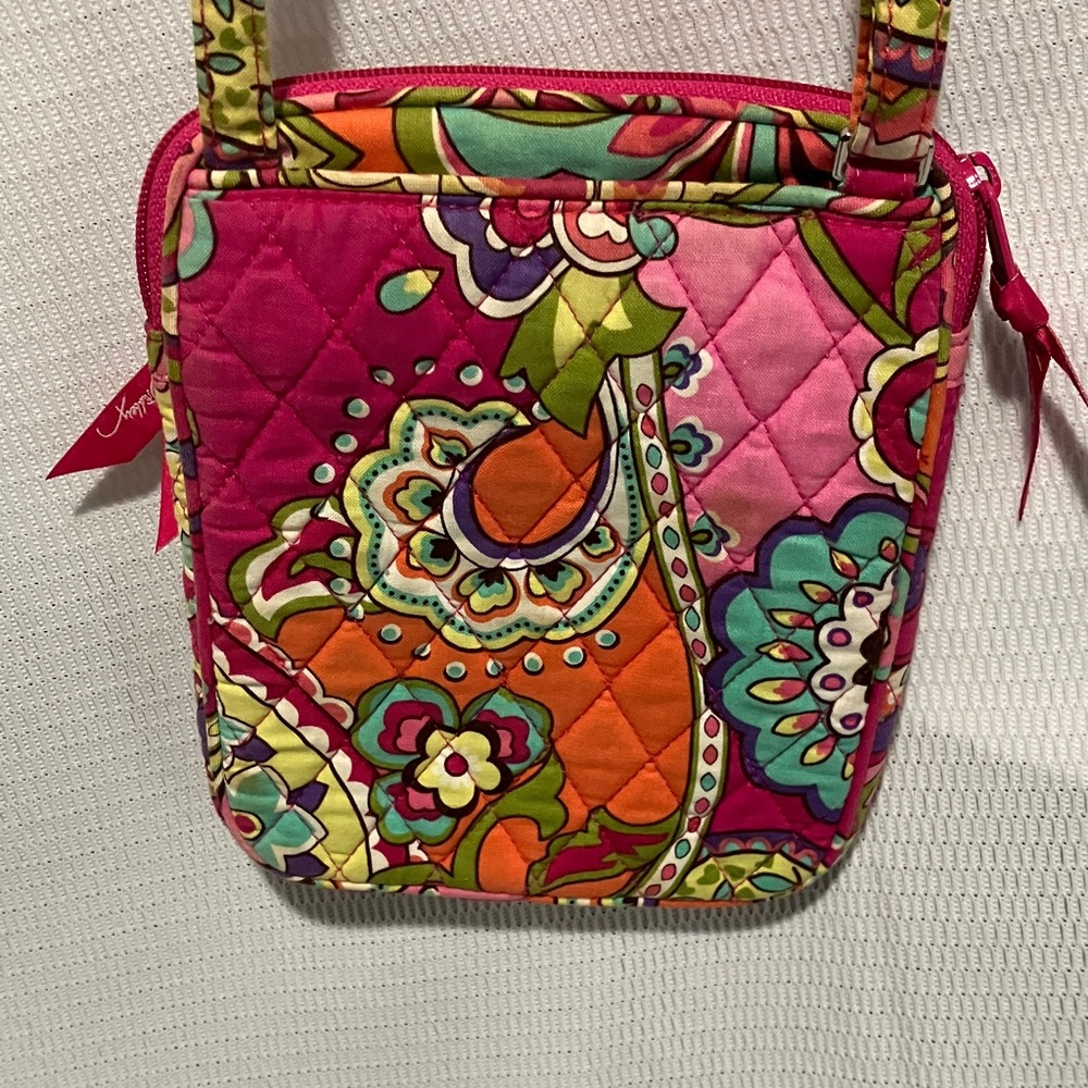 Vera Bradley Pink Floral Crossbody Bag - Picture 2 of 4
